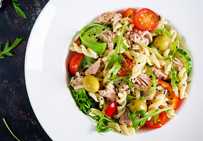 Sebzeli Soğuk Makarna Salatası