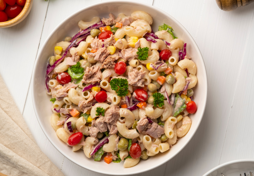 Ton Balıklı Soğuk Makarna Salatası